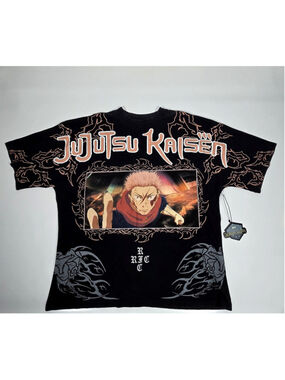 Civil Regime x Jujutsu Kaisen JJK Wrath Of Itadori 199X Oversized Tee